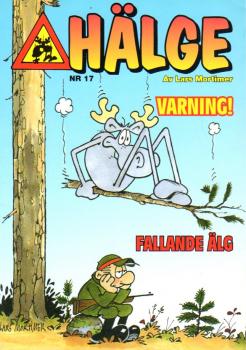 Hälge Comic Elch - Album Nr. 17 Varning Fallande Älg - Lars Mortimer - schwedisch